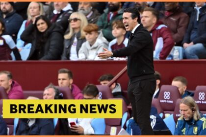 Aston Villa manager Unai Emery and