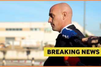 Watch video: Former president of Spain's Royal Football Federation attacked during press conference