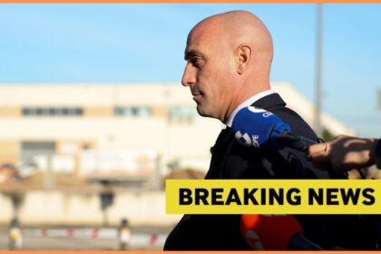 Watch video: Former president of Spain's Royal Football Federation attacked during press conference