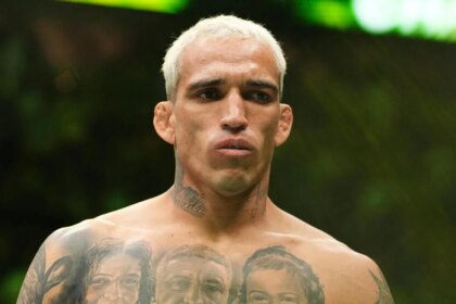 Charles Oliveira calls Max Holloway for BMF title fight after UFC fight night in Rio