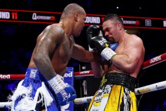 Fabio Wardley wins interim double heavyweight title with controversial late TKO of Joseph Parker