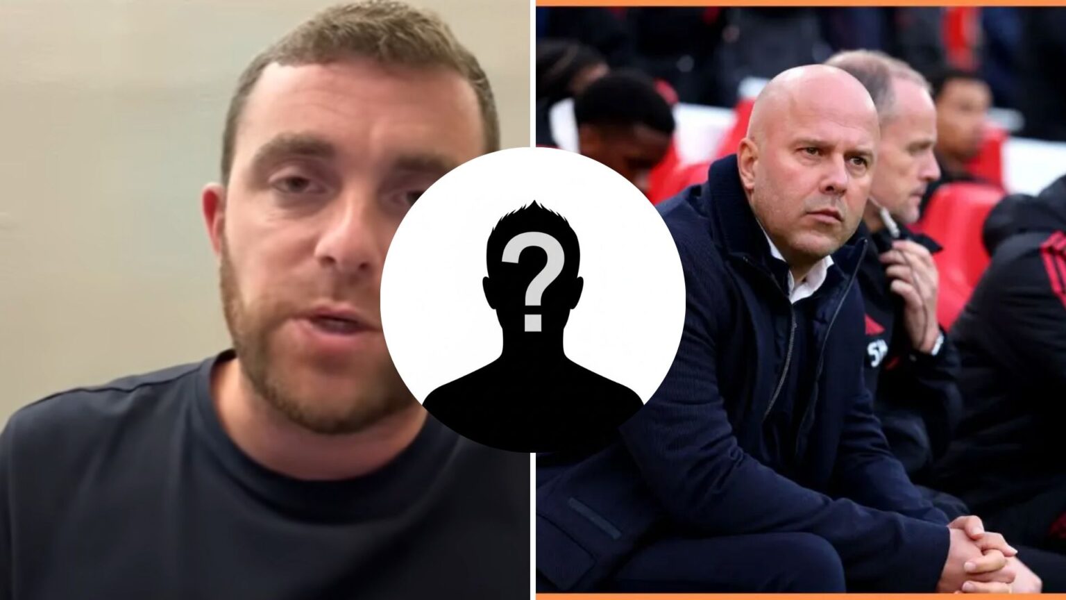 Split image of Romano and Arne Slot