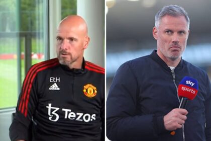 Split image of the screenshot from Sky Sports