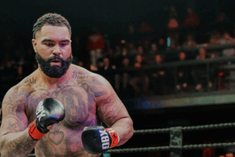 Gable Stevenson competes in Dirty Boxing 4