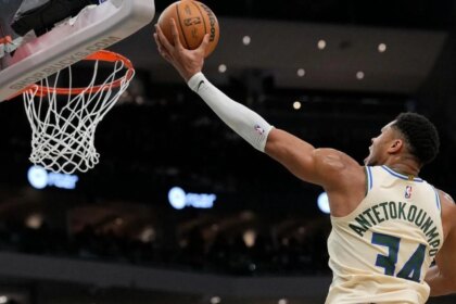 Giannis Antetokounmpo says he wants to break LeBron James' NBA scoring record