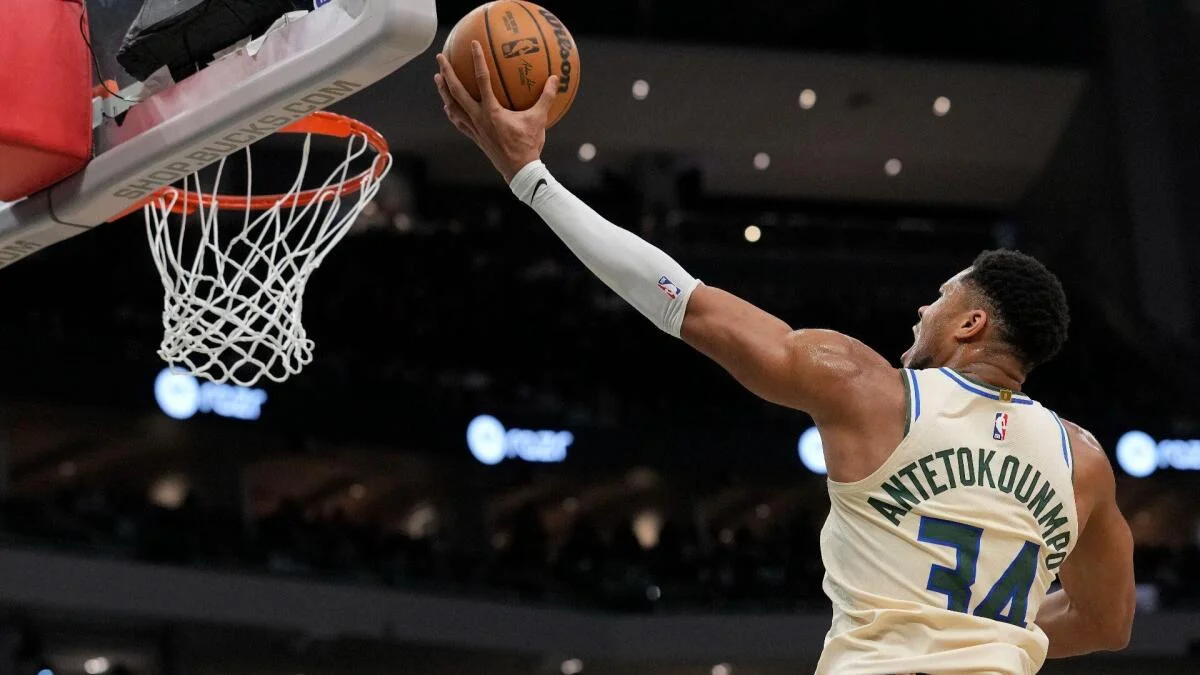 Giannis Antetokounmpo says he wants to break LeBron James' NBA scoring record