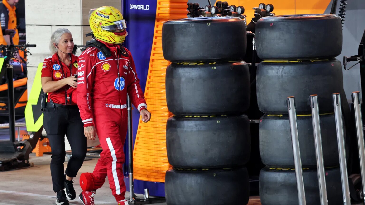 Grumpy Lewis Hamilton responds to disaster in 9 words