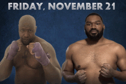 Isaac Johnson vs. Corey Newell match poster