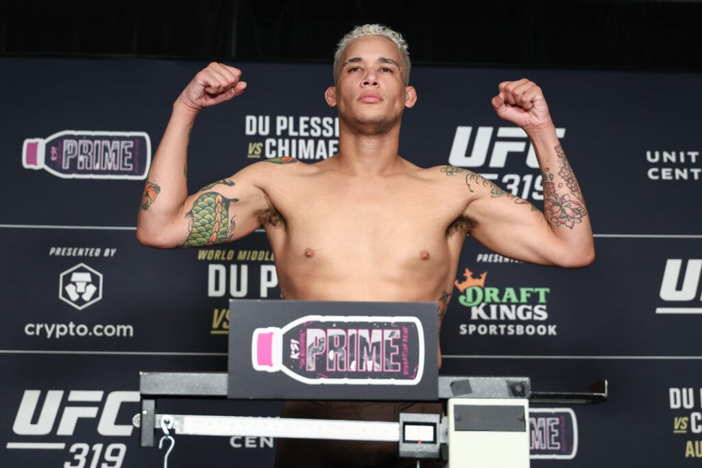 Brian Battle at UFC 319: Weigh-in