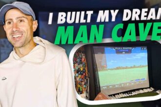 I created my dream home golf simulator in my garage. Here's how to do it