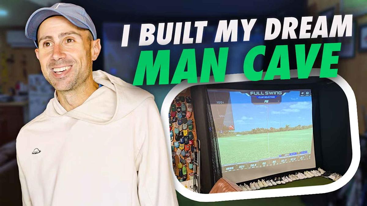 I created my dream home golf simulator in my garage. Here's how to do it