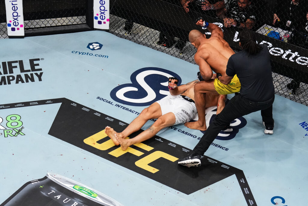 Gregory Rodriguez KOs Jack Hermansson at UFC 317