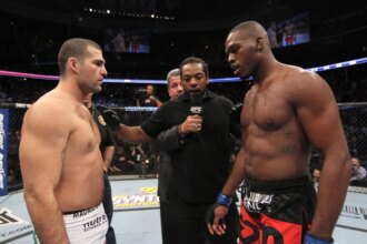 Mauricio Rua and Jon Jones face off at UFC 128