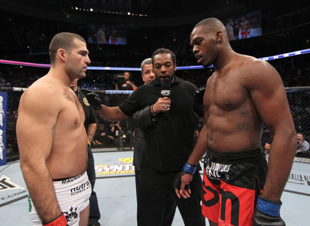 Mauricio Rua and Jon Jones face off at UFC 128