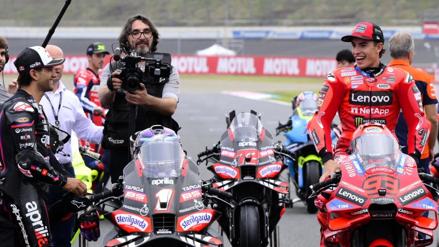 Jorge Martin takes inspiration from Marc Márquez's 'great' return to MotoGP, says Bezzecchi is 'a completely different rider'