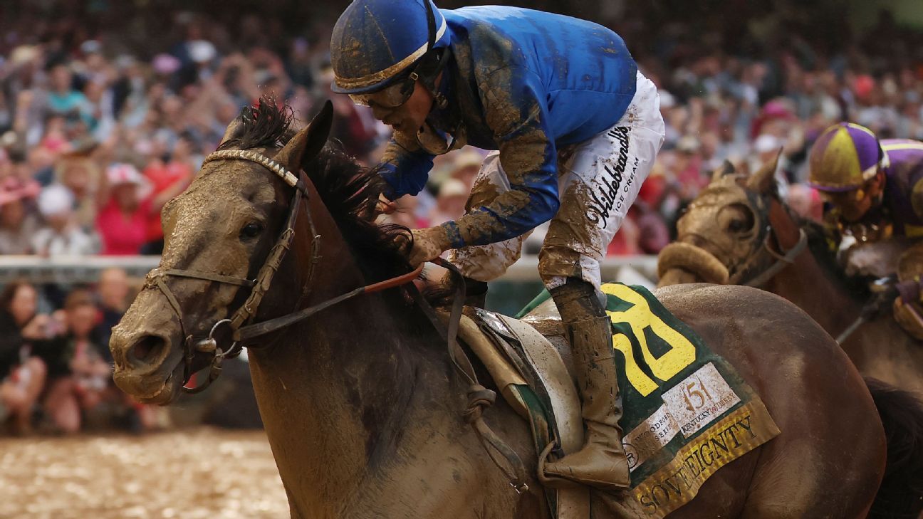 Kentucky Derby winner Sovereign runs in Breeders' Cup