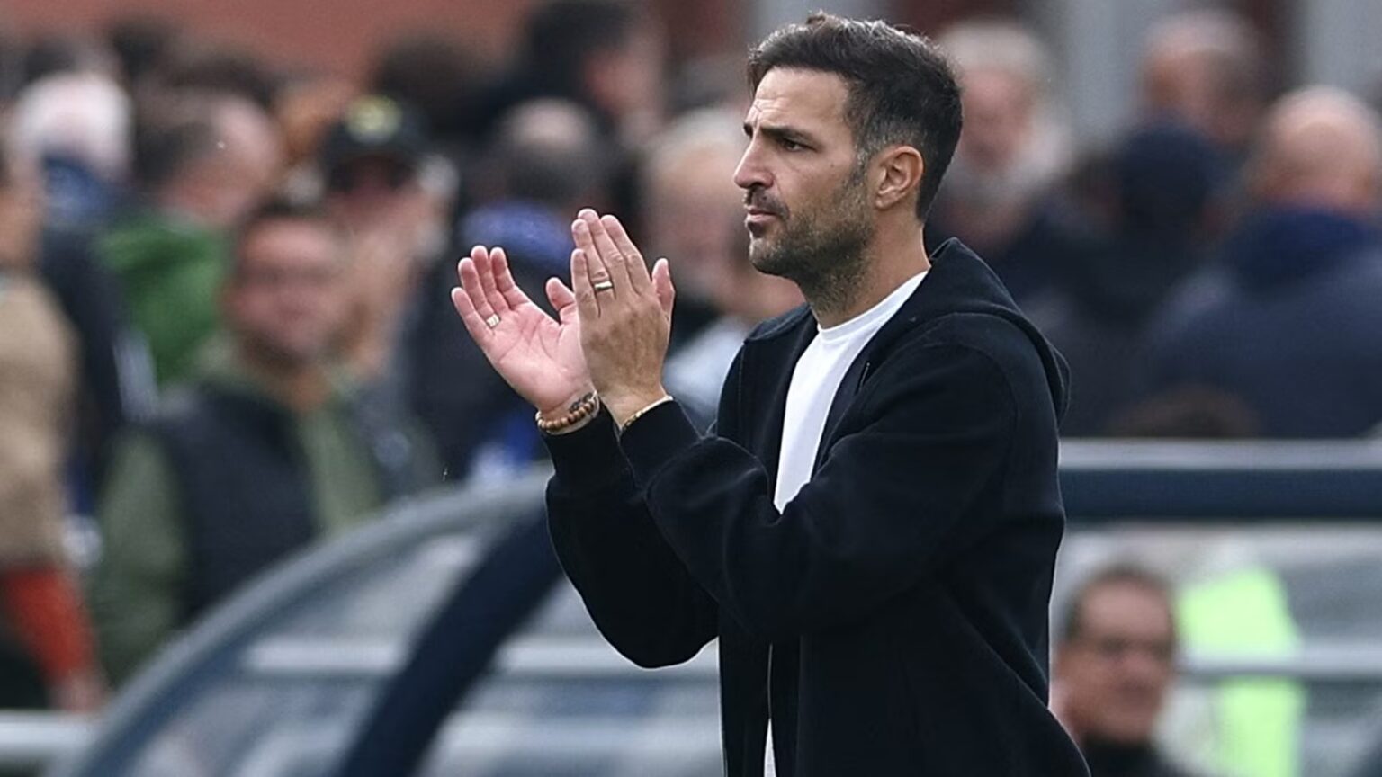 Sunderland manager Cesc Fabregas makes contact with 'beloved' 14-cap midfielder