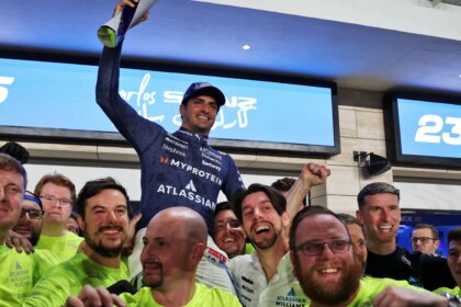 Williams achieves best record in eight years, Carlos Sainz reveals ``something broke'' in the final stages