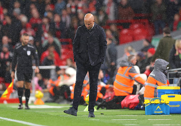 Liverpool manager Arne Slot