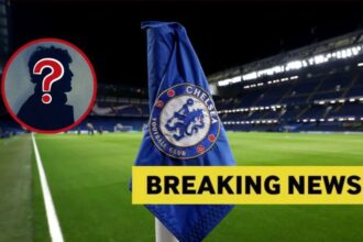 A general view of a Chelsea corner flag ahead of a Premier League match.