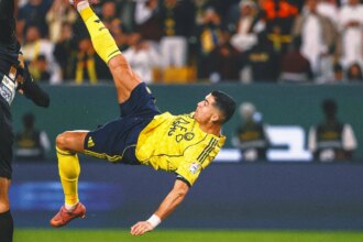 Cristiano Ronaldo's bicycle kick! A stunning goal for Portuguese star Al Nasr