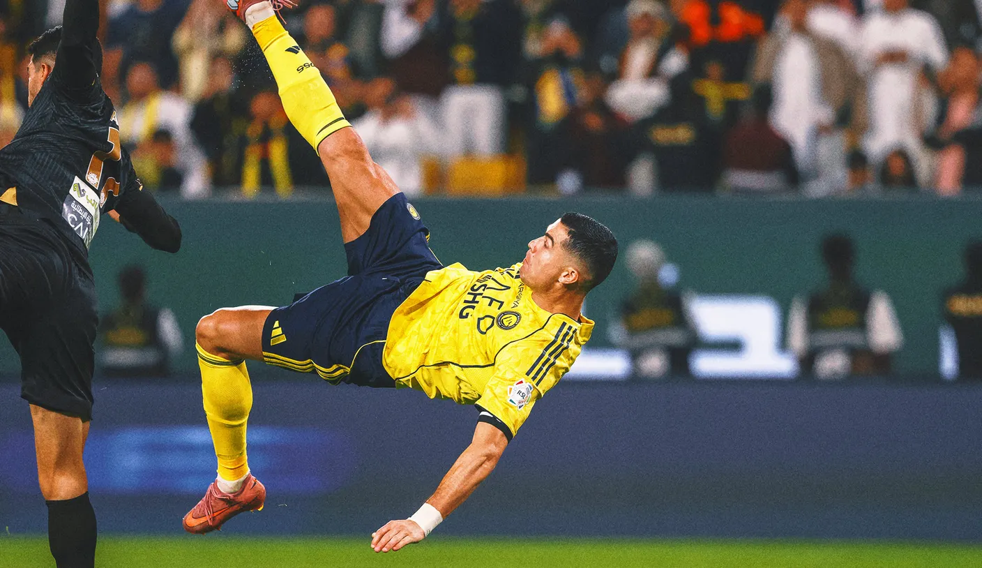 Cristiano Ronaldo's bicycle kick! A stunning goal for Portuguese star Al Nasr