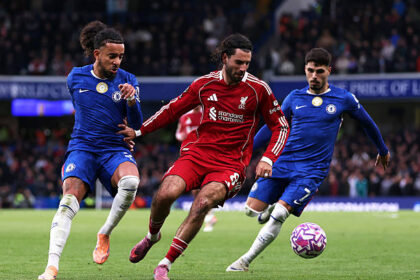 Dominik Szoboszlai in action for Liverpool vs Chelsea