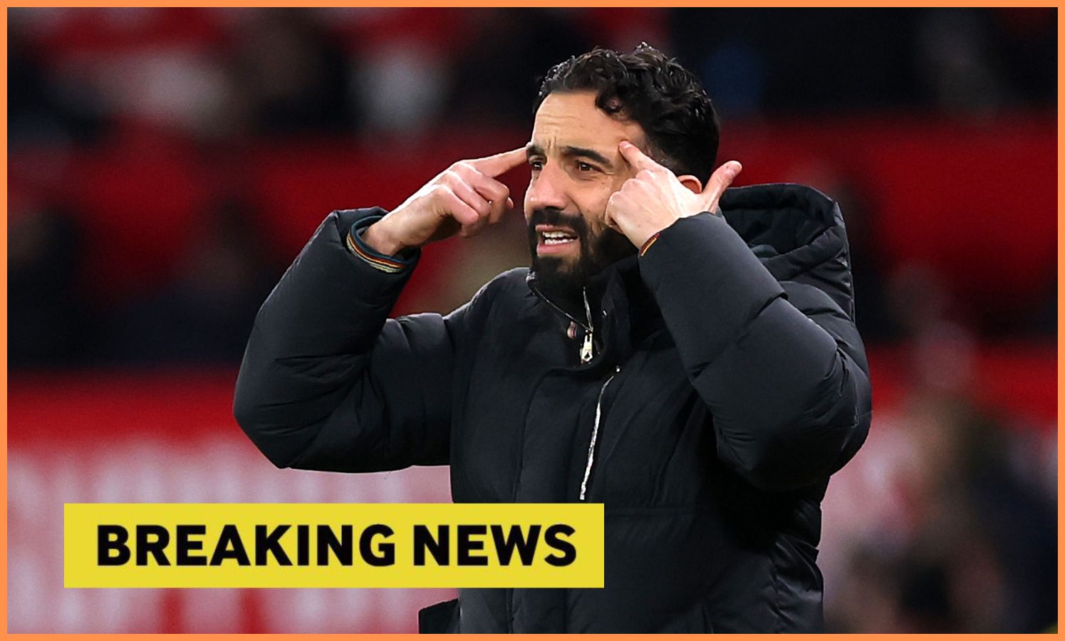 Man United manager Ruben Amorim and