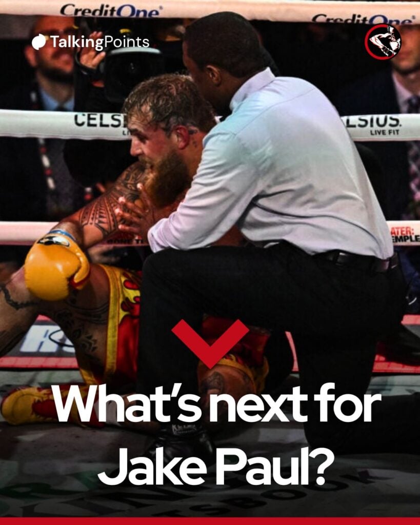 Referee intervenes to stop Jake Paul vs. Anthony Joshua match