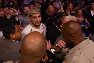Dillon Danis' reaction after cageside brawl with Khabib Nurmagomedov at UFC 229