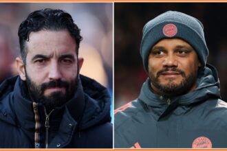 Ruben Amorim and Vincent Kompany