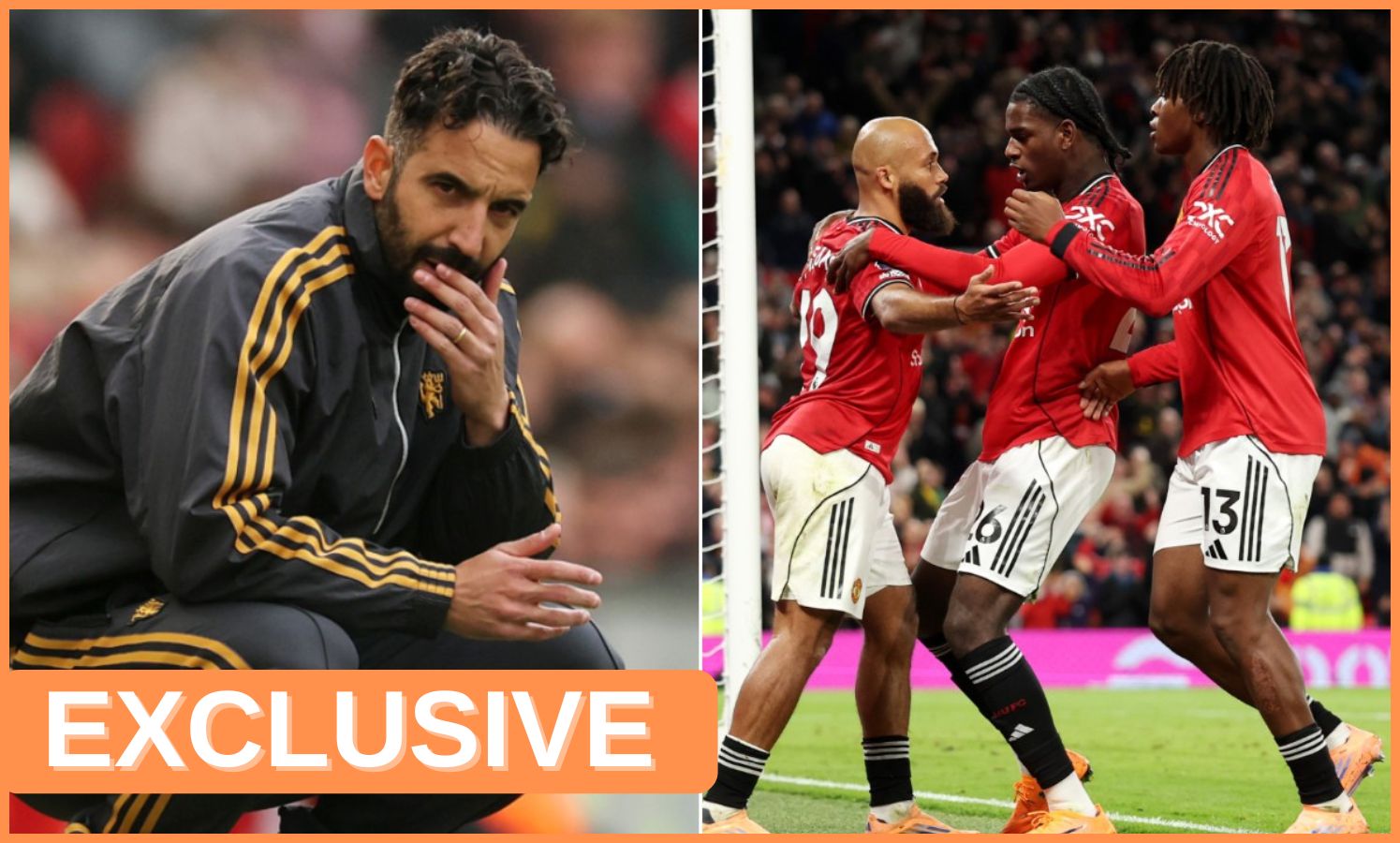 Ruben Amorim and Patrick Dorgu