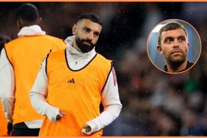 Mohamed Salah and Fabrizio Romano