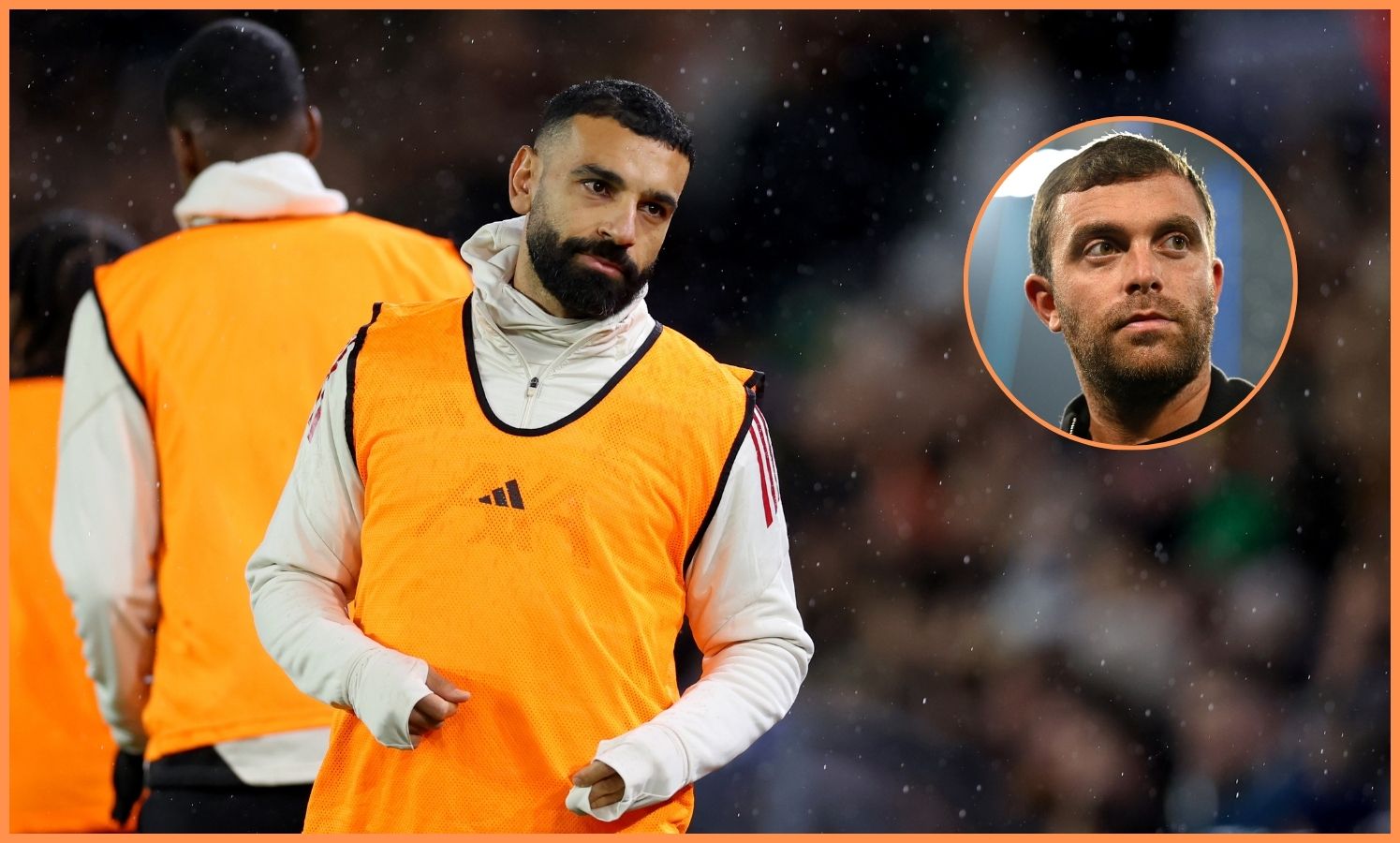 Mohamed Salah and Fabrizio Romano