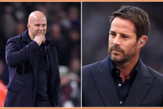 Arne Slot and Jamie Redknapp