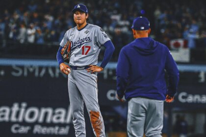 Will Ohtani pitch for Japan at the World Baseball Classic? Roberts: ``I hope not.''