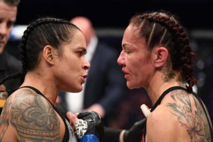 Amanda Nunes and Cris Cyborg talk after their title fight at UFC 232