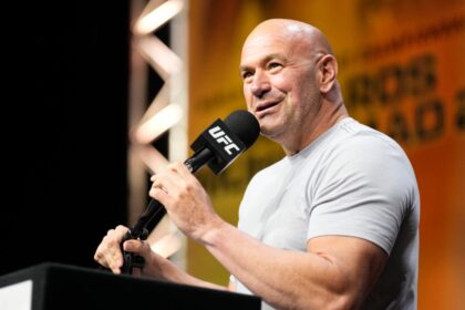Dana White at the UFC 304 press conference