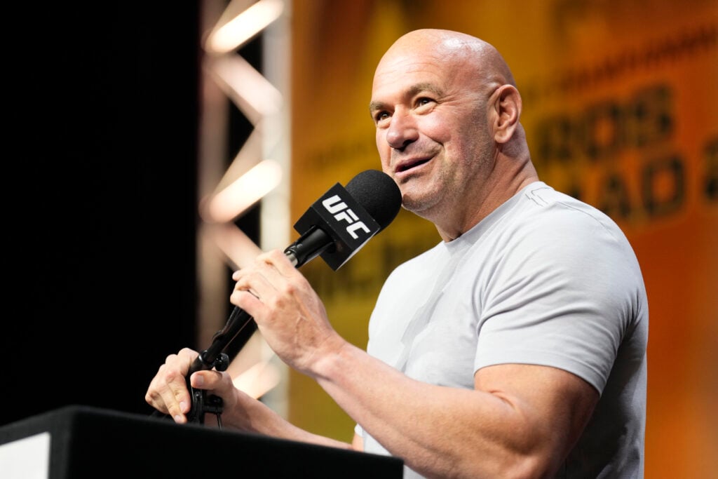 Dana White at the UFC 304 press conference