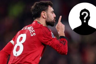 Bruno Fernandes celebrates after scoring his team