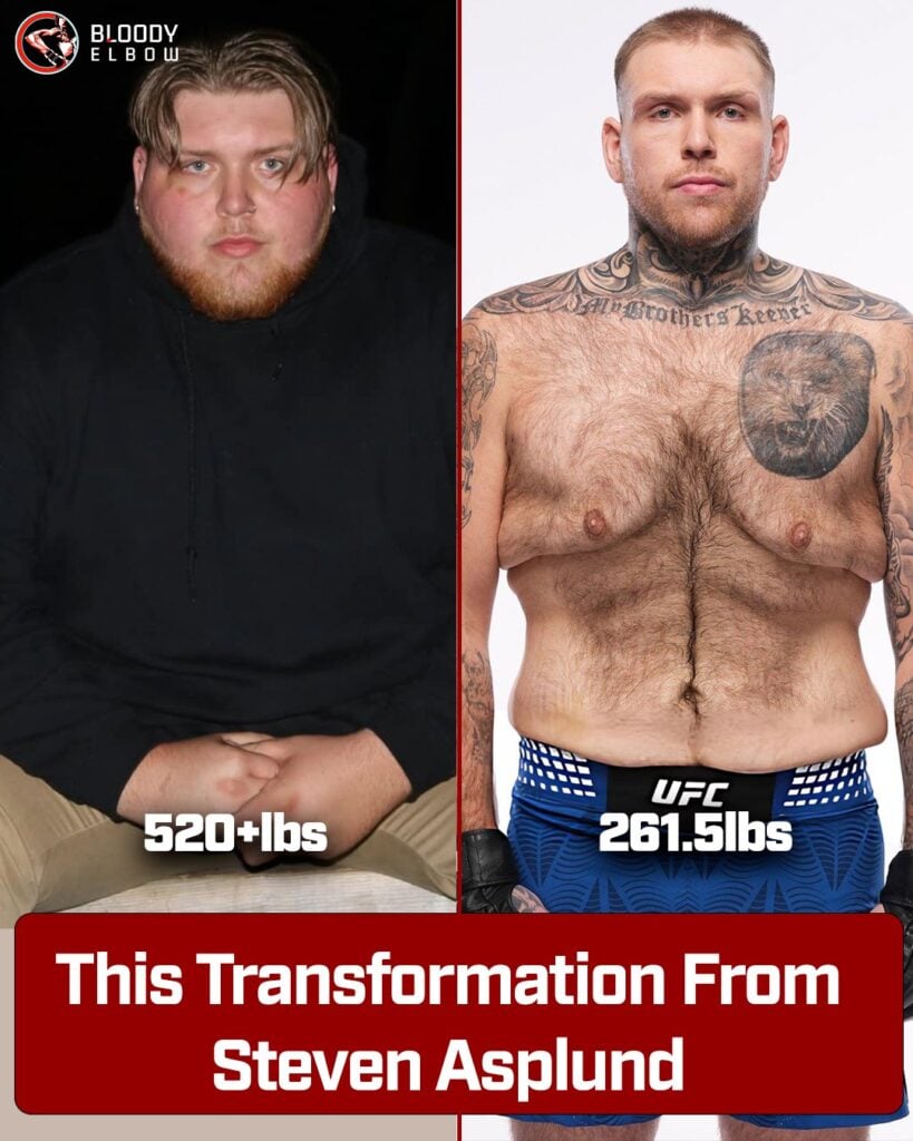 UFC Vegas 112 star, who once weighed 520 pounds, gains weight ahead of promotional debut