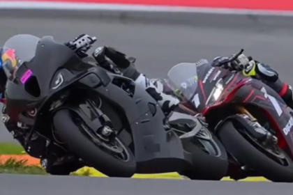 Miguel Oliveira and Kyle Ryde on-track together at Portimao. Credit: Instagram/No Limits Trackdays.