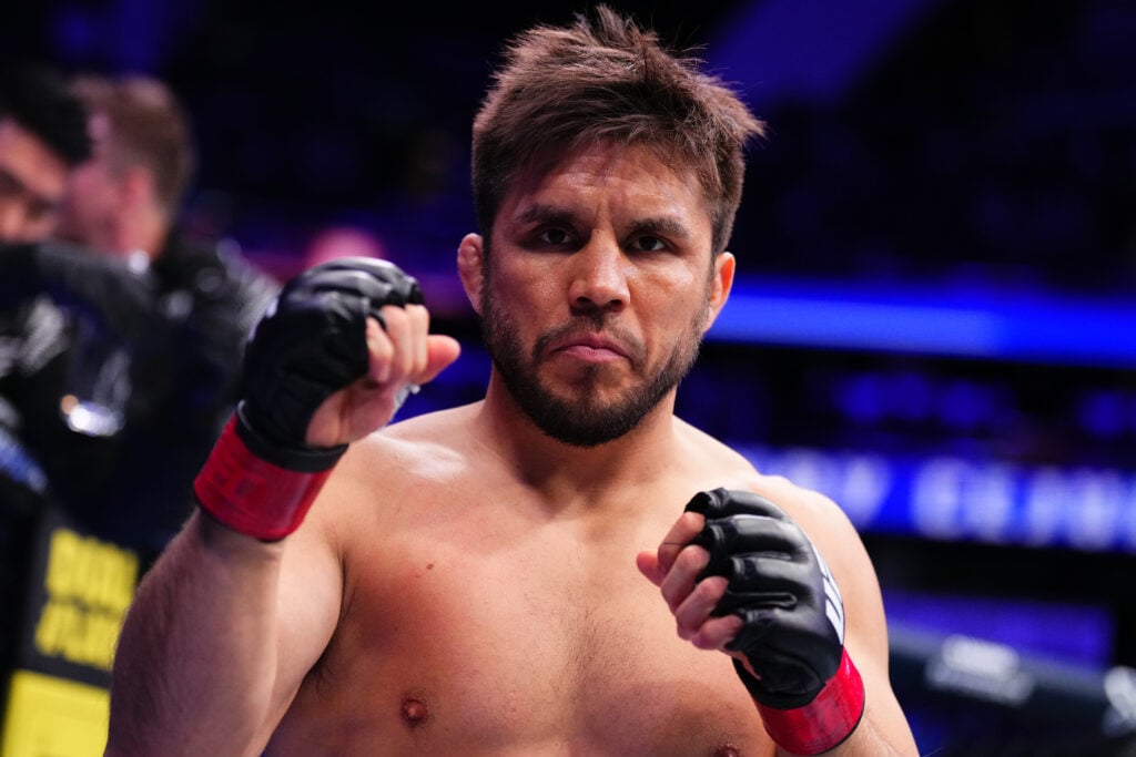 Henry Cejudo enters the Octagon to fight Song Yadong at UFC Seattle