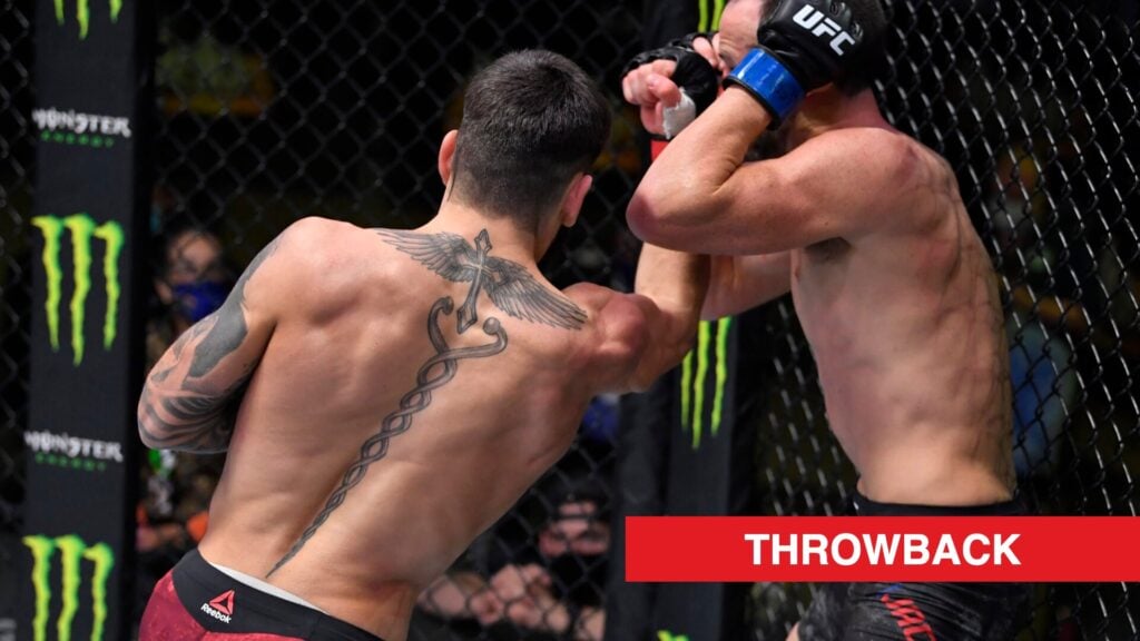 Ilya Topria's first KO win in the UFC leaves her opponent unconscious after a terrifying first round.