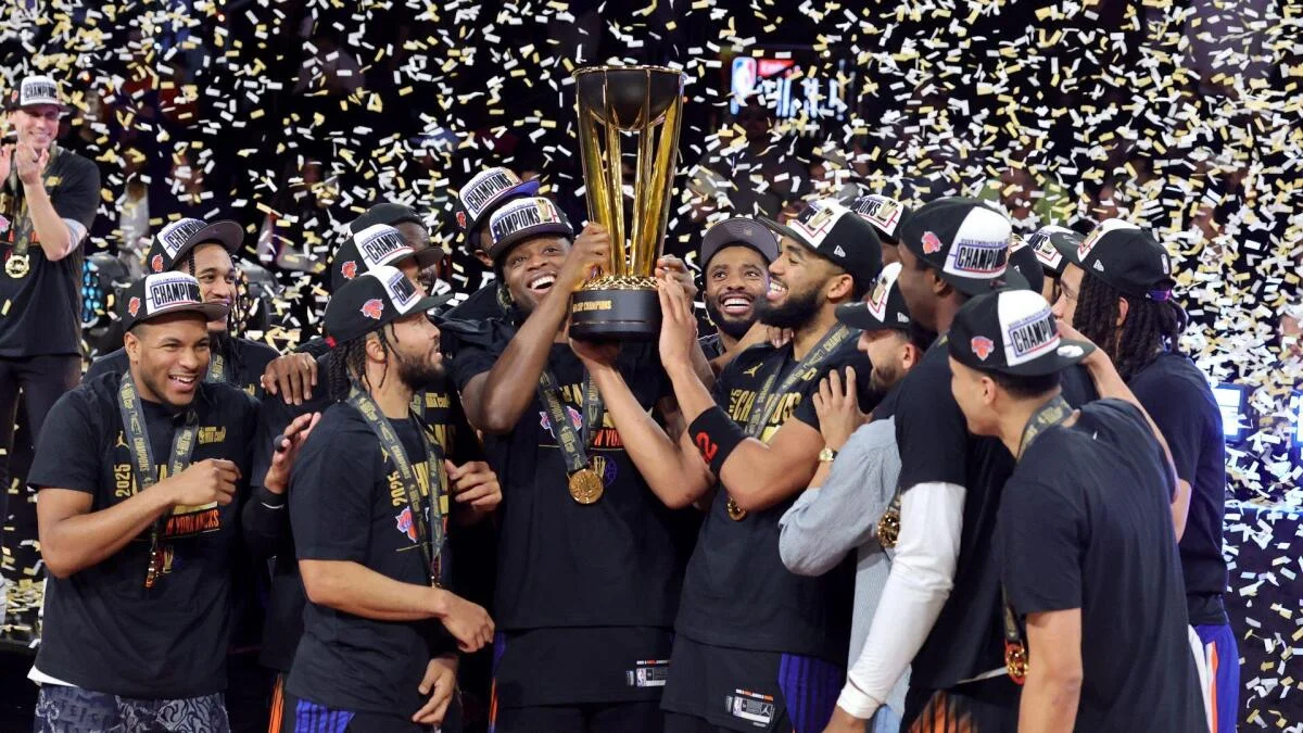 Knicks won't hang NBA Cup championship banner