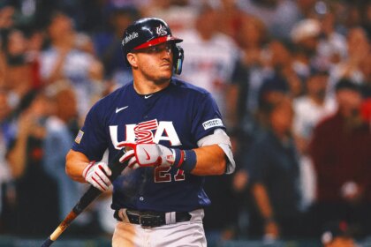 Mike Trout is still undecided about whether he will participate in the World Baseball Classic in the United States. schwarber set