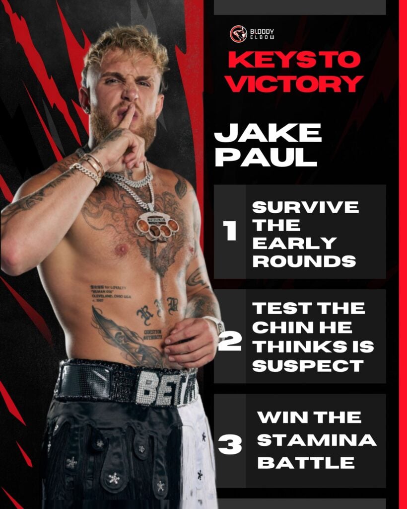 Jake Paul's key to victory