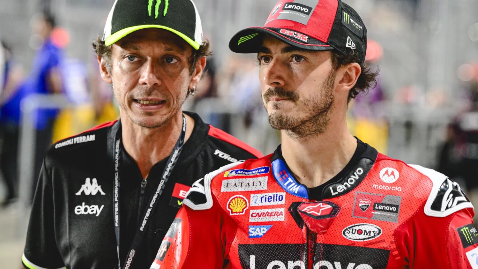 Pecco Bagnaia suffers like Yamaha MotoGP rider Valentino Rossi