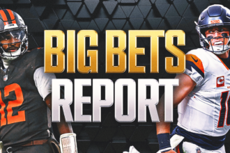2025 Big Bet Report: NFL Sunday 6 Legs, $25 Parlay Cash for $61,000