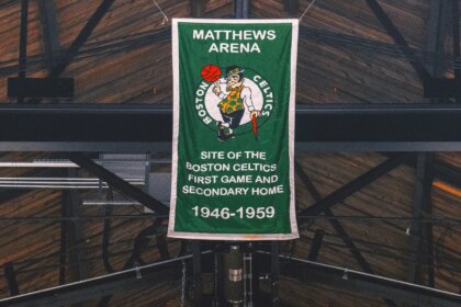 The 115-year-old Boston Arena where Babe Ruth played hockey — yes, hockey — at last.